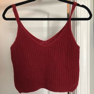 Red crop top!